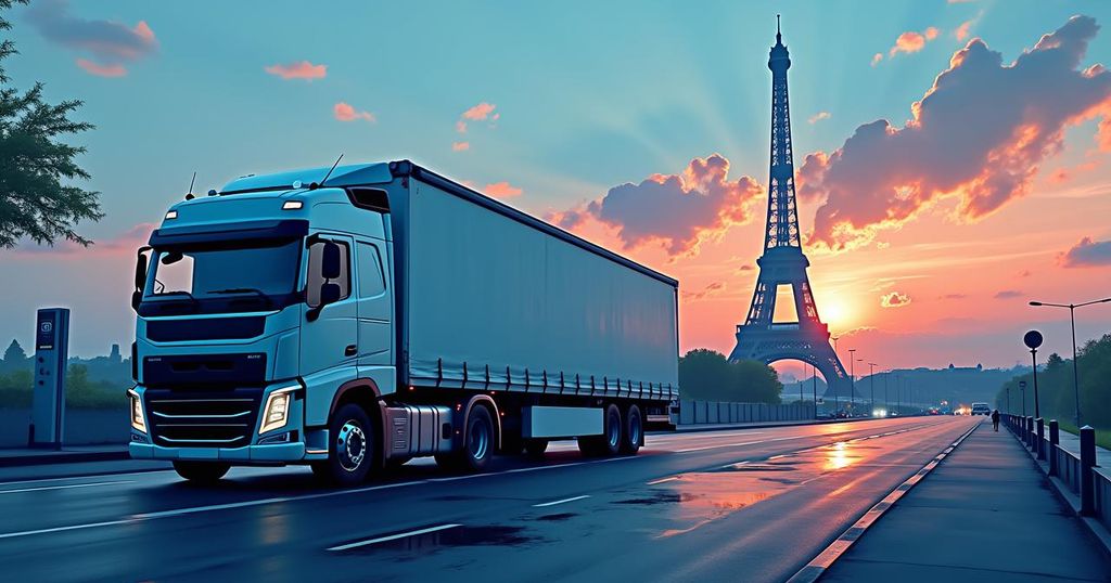 World’s First Electric Truck Charging Corridor Opens in France